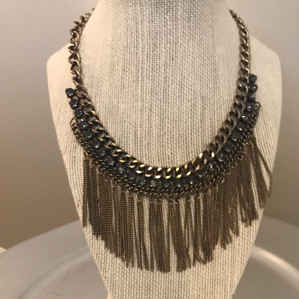 Berry Fringe Necklace - NWT